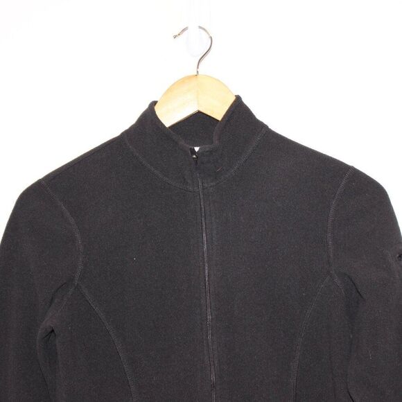 L.L. Bean Black Fleece Full Zip Up Classic-Fit Winter Jacket Women's XS PETITE - Picture 4 of 11